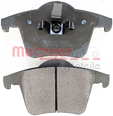 METZGER 1170142 Bremsbelagsatz, Scheibenbremse